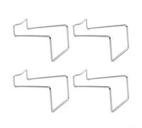 Sumsoctober Lot de 4 porte-bouteilles en fer pour liqueur - Avec vernis raffiné et lignes épurées - Argenté