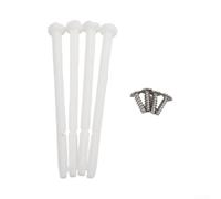 Sumsoctober Lot de 4 tiges de chasse d'eau pour Geberit UP320 UP300 Plaque d'actionnement - Bouton poussoir ABS Pièce de rechange 240.074.00.1 Blanc