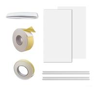 Sumsoctober Panneaux d'isolation latéraux pour climatiseur de fenêtre - Kit de 2 pièces en mousse EVA pour étanchéité des espaces de surface et réduction du bruit pour unités de 5000 à 22 000 BTU