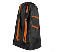 Sumsoctober Sac de voyage double de grande capacité pour poussette avec fermeture à boucle étanche, cordon de serrage et bandoulière pour contrôle et rangement de portails d'avion, Voir image, Orange
