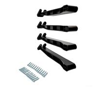 Sumsoctober Support d'évier sous comptoir, kit de réparation d'évier en alliage pour évier tombé dans la cuisine ou la salle de bain, robuste