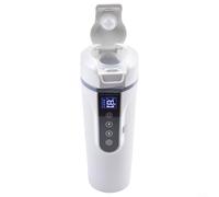 Sumsoctober Tasse à eau électrique pour voiture avec affichage numérique, doublure intérieure en acier inoxydable 304 anti-fuite, compatible avec tension 12 V/24 V, capacité de 500 ml, ébullition