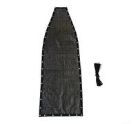 Sumsoctober Tissu de rechange pour balancelle suspendue en textilène noir et gris, 64 x 197 x 23 cm, résistant aux intempéries pour chaise longue de jardin, terrasse, hamacs (1 pièce sans poches)