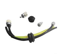 Sumsoctober Tuyau de carburant, tuyau de carburant pour débroussailleuse à essence, joint de réservoir 18/20 mm, 3 tuyaux avec filtre pour Echo pour débroussailleuse, tondeuse