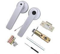 Sumsoctober Verrou intelligent à empreintes digitales pour porte de bureau, chambre à coucher, entrée sans clé à l'aide d'un mot de passe, d'empreintes digitales ou de clé, sans direction, support