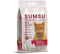 SUMSU Litière agglomérante classique sans parfum pour chats 15 l (25 L)
