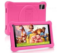 SUMTAB Tablette Enfants 7 Pouces Android Tablette avec 32GB ROM(TF 128Go), Applications Pré-Installé, Contrôle Parental, Bluetooth, WiFi, GMS Certified Tablette avec Kid-Proof Étui (Pink)
