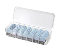 SUMTree 1 étui de rangement coloré pour lentilles de contact jetables, boîte de rangement divisée pour toutes les marques de lentilles de contact quotidiennes, claire, Mode