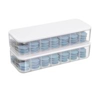 SUMTree 1 étui de rangement coloré pour lentilles de contact jetables, boîte de rangement divisée pour toutes les marques de lentilles de contact quotidiennes, claire, Mode