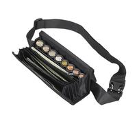 SUMTree Porte-Monnaie Euro Sac de Rangement de pièces, Noir