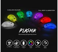 Sumvision® Souris de Jeu Plasma | USB Filaire entièrement programmable | 16 Millions de Couleurs LED True RGB | Commutateurs Omron Japonais | Capteur Broadcom Avago américain | Éditeur de macros
