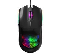Sumvision STAR INCEOPTOR Souris de jeu filaire programmable 12 800 DPI avec logiciel macro, design ergonomique, précision 30 G et éclairage RVB pour PC/ordinateur portable