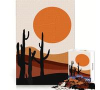 Sun Abstract Puzzle de 1000 pièces pour Adolescents, Puzzle logique Solide, Jeu Calme et Amusant, découpe de précision, Cadeau du Père Noël 38x52cm
