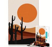 Sun Abstract Puzzle de 1000 pièces pour Adolescents, Puzzle logique Solide, Jeu Calme et Amusant, découpe de précision, Cadeau du Père Noël 38x52cm