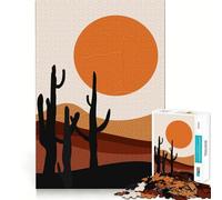 Sun Abstract Un Puzzle de 1000 pièces pour Adultes, Jeu d'esprit et de Partage, découpe de précision, présentation Artistique 50x75cm