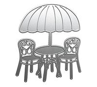 Sun Ambrella Chaise Métal Coupe Dies Tampons De Moule Embrasé Bricolage Album Scrapbooking Paper Craft Cartes Pochoir Modèle Couteau Moule Couteau Modèle Pochoirs Refoulement