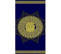 Sun and Surf Jacquard Velour Beach Towel Poseidon 90X170Cm 100% Coton 415B, Multicoloured