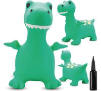 SUN BABY animaux gonflables à partir de 1 an avec pompe jouet gonflable en caoutchouc de qualité et durable dragon vert avec patchs