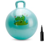 SUN BABY animaux sauteurs à partir de 1 an avec pompe jouet gonflable en caoutchouc de haute qualité et résistant ballon sauteur vert