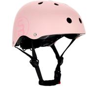 sun baby Casque vélo Enfant, FIT S (50-54 cm), Casque de vélo avec réglage périmétrique, protège-Menton, Fermeture magnétique, bouches d'aération (Rose)