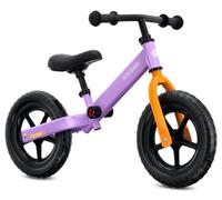 sun baby Draisienne Modern - 2 Ans, Max. 30 kg, Vélo Bébé sans Pédales, Cadre en Acier, Roues EVA, Selle et Guidon réglables - Lilas-Orange