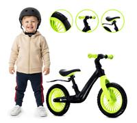 sun baby - Draisienne sans Pédales Sport - 2 Ans, max. 30 kg, cadre en nylon, roues EVA, selle et guidon réglables - Noir-jaune