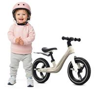 sun baby Draisienne Sport - 2 Ans, Max. 30 kg, Vélo Bébé sans Pédales, Cadre en Nylon, Roues gonflables, Selle et Guidon réglables - Beige