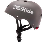 Sun Baby Kids Bike Helmet TRACKER Love 2 RIDE S 50-54 cm LED Graphite