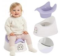 SUN BABY Pot Enfant 18-36 Mois - Blanc-Violet | Autocollant Licorne