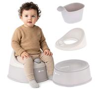 sun baby Pot pour enfants - 18-36 mois 15 kg - Gris-Blanc - dossier ergonomique insert amovible