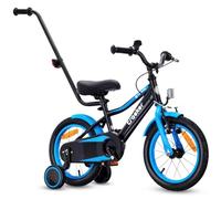 sun baby Tracker Vélo Enfant Garçon 14/16 Pouces | Barre de poussée, sonnette, selle et guidon réglables