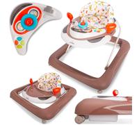 Sun Baby trotteur avec guidon | trotteur bébé 6 mois et + | marcheur bébé | centre de jeux avec activités & mélodies | trotteur bébé avec musique crocodile