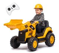 Sun Baby véhicule électrique CAT Gigant - chargeuse 12V 7Ah 2x30W MP3 télécommande 3-5 km/h jaune