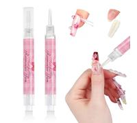 Sun&Beam Nails Remover Pen - Lot de 2 dissolvant pour colle à ongles et tablettes en caoutchouc avec vitamine E doux et propre en format stylo