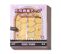 Sun&Beam Nails Tampons Adhésifs Double Face pour Faux Ongles, Tampons Auto-adhésifs Imperméables, Écologiques, Adhérence Extra Forte - Onglets pour Ongles 25 Feuilles(Taille standard 600 pièces)