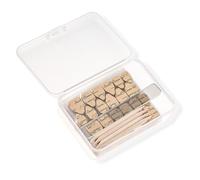 Sun&Beam Nails Tampons Adhésifs Double Face pour Faux Ongles, Tampons Auto-adhésifs Imperméables, Écologiques, Adhérence 25 Feuilles(Taille standard 600 pièces avec boîte à outils)