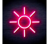 Sun Bright Room Decoration Flex Silicone LED Neon Sign Pink st16s33-fnu0012-k