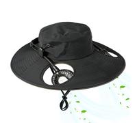Sun Bucket Hat - Headwear Shield for Shading | Built-in Airflow with USB Port & Breathable Mesh Panels for Travel, Vacation, Summer and Gardening 185 Characters Exactly