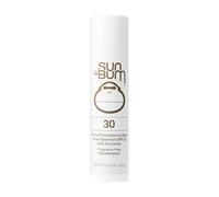 Sun Bum Baume à lèvres crème solaire minérale SPF 30,Protection UVA/UVB à large spectre respectueux des récifs,Baume à lèvres hydratant avec zinc,Hypoallergénique, sans gluten,Bâton de 0.4 oz