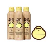 Sun Bum Original Hydrating Spreen Spray SPF 70 avec un autocollant ensoleill vgtalien et les REV amicaux d'octinoxate et d'oxybenzone large