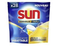 SUN - Capsules Lave-Vaisselle Tout-en-1 Ultra Dégraissant, Nettoyage Parfait (Pack 28) - Le lot de 2