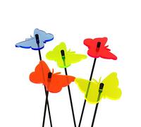 Sun Catcher Garden Decor Attrape-Soleil 5 Papillons Lumineux, décoration de Jardin, Cadeau pour Parterre, Balcon ou terrasse, Couleur : YYY