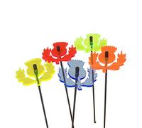 Sun Catcher Ornements de Jardin Chardon écossais Attrape Soleil 5 Piquets Décoratifs 25cm Haut Accessoire Jardinage Cadeau pour Jardiniers, Colour:Mixed Colours