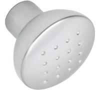 Sun Chain Bouton de meuble Pharis en zinc moulé sous pression chromé mat Ø 33 mm Profondeur 27 mm