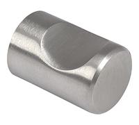 Sun Chain Bouton de meuble Skat - Diamètre : 15 mm - Pour tiroirs - Profondeur : 22 mm - Petit bouton de tiroir - En acier inoxydable brossé