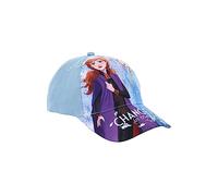 Sun City La Reine des Neiges Anna & Elsa Casquette de baseball pour enfant fille, bleu clair, 54