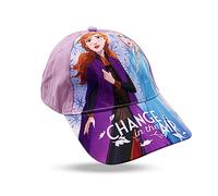 Sun City La Reine des Neiges Anna & Elsa Casquette de baseball pour enfant fille, lilas, 54