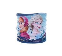 Sun City La Reine des Neiges Elsa Anna Écharpe tubulaire pour enfant et fille, Bleu foncé, Taille unique