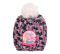 Sun City Peppa Pig Bonnet d'hiver en tricot pour enfant fille, lilas, 52