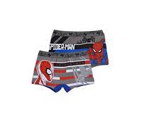 Sun-City Spider-Man Lot de 2 boxers, sous-vêtements, pour garçon (104/110), multicolore